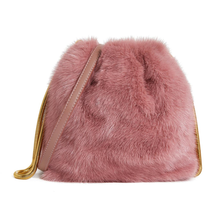 Load image into Gallery viewer, Real Mink Purse