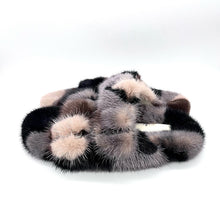 Load image into Gallery viewer, Real Mink Sandals Fur Slides Flat Slippers Ladies Outdoor Flip Flops