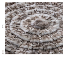 Load image into Gallery viewer, Round Real Saga Fox Fur Rugs Carpets