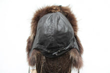 Load image into Gallery viewer, The Ladies Fox Fur Pilot Trapper Hat