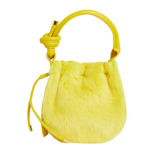 Load image into Gallery viewer, Tote Bucket Mink Fur Bag