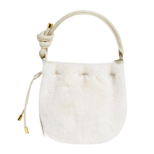 Load image into Gallery viewer, Tote Bucket Mink Fur Bag