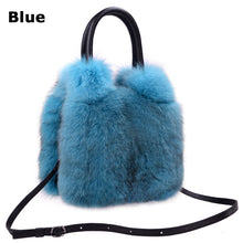 Load image into Gallery viewer, Women's Fox Fur Handbag