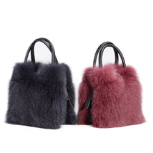 Load image into Gallery viewer, Women's Fox Fur Handbag