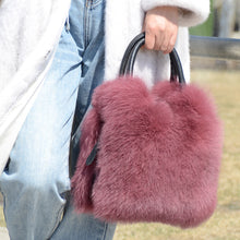 Load image into Gallery viewer, Women's Fox Fur Handbag