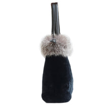 Load image into Gallery viewer, Women's Fox and Mink or Rabbit Fur Tote Bag