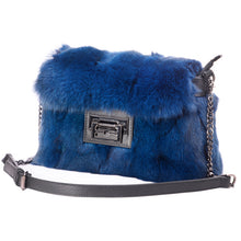 Load image into Gallery viewer, Womens Fox Fur Clutch Bag Handbag