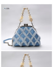 Load image into Gallery viewer, Womens Mink Clutch Bag Fur Handbag