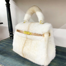 Load image into Gallery viewer, Womens Mink Fur Mini Kelly Bag