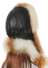 Load image into Gallery viewer, Red Russian Hat  Fox Fur Women&#39;s Winter fox Skin Hats for Sale with Warm Ear Protection Fox Fur Mongolian Style Ushanka
