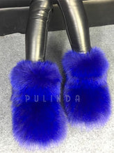 Load image into Gallery viewer, Autumn Winter New Style Fox Fur Flat Warm Fur Boot Fur-lined Short Snow Boots fox Fur Boots for Women&#39;s
