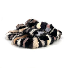 Load image into Gallery viewer, Multicolor Mink Sandals Shoes Fur Slippers Slides Fur Sliders Flip Flops
