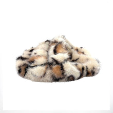 Load image into Gallery viewer, Real Mink Sandals Fur Slides Flat Slippers Ladies Outdoor Flip Flops
