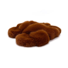 Load image into Gallery viewer, Mink Slippers Fur Slides
