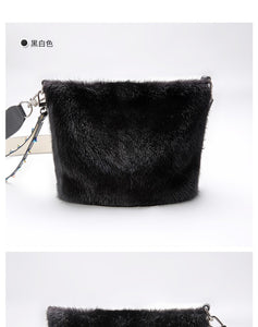 Ladies Mink Fur Shoulder Bag