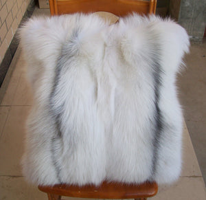Genuine Fox Fur Pillow Cushion