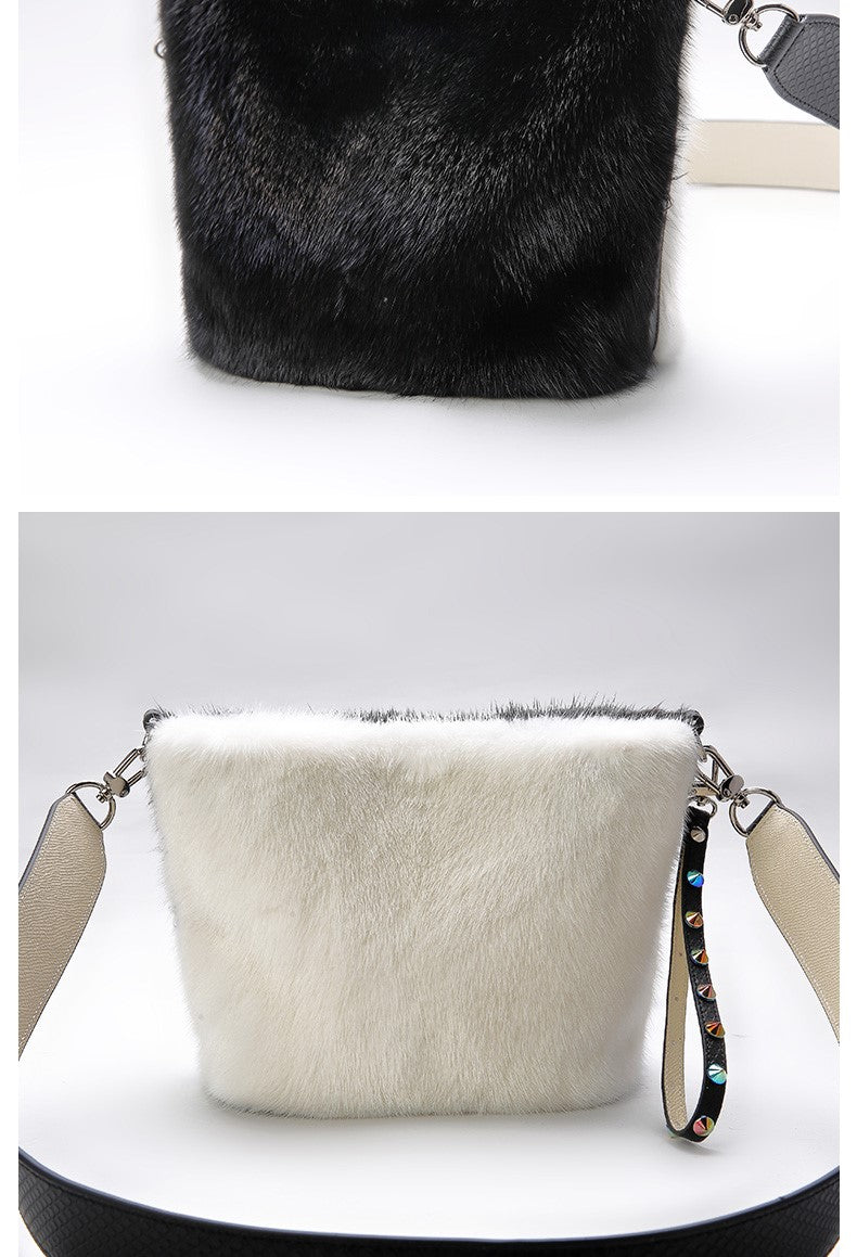 Ladies Mink Fur Shoulder Bag