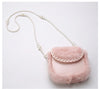 Ladies Mink Purse Cross Body Bag