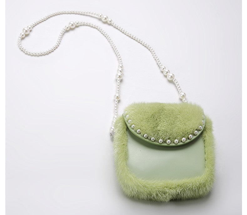 Mink Purse Cross Body Bag