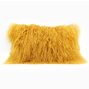 Mongolian Sheep Wool Bed Real Fur Pillow Cushion