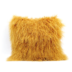 Mongolian Sheep Wool Bed Real Fur Pillow Cushion