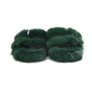 Real Mink Sandals Mink House Slippers Fur Slides