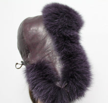 Load image into Gallery viewer, The Ladies Fox Fur Pilot Trapper Hat
