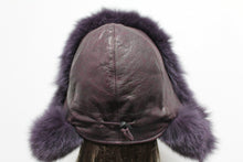 Load image into Gallery viewer, The Ladies Fox Fur Pilot Trapper Hat
