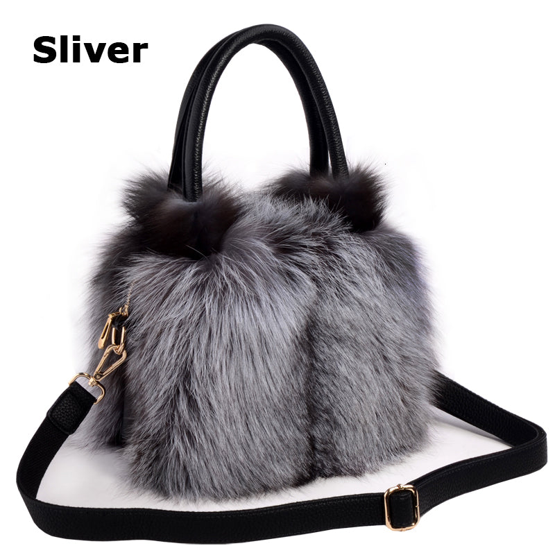 Women's Fox Fur Handbag