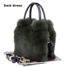 Load image into Gallery viewer, Women&#39;s Fox Fur Handbag
