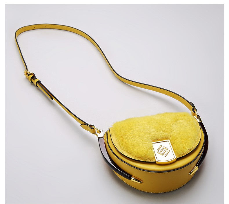 Women Mink Cross Body Bag