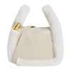 Womens Mink Fur Leather Bag